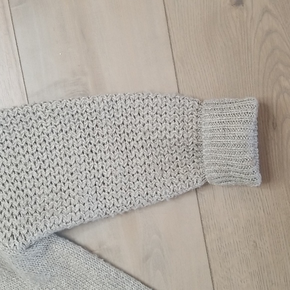 Sundance womens open sweater drop shoulders in taupe - Picture 4 of 6